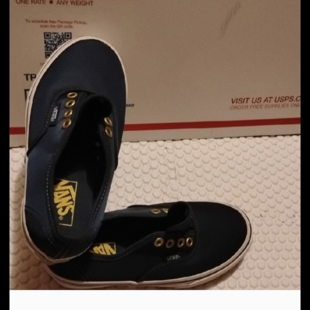 Vans Kids Shoes - Black and Blue